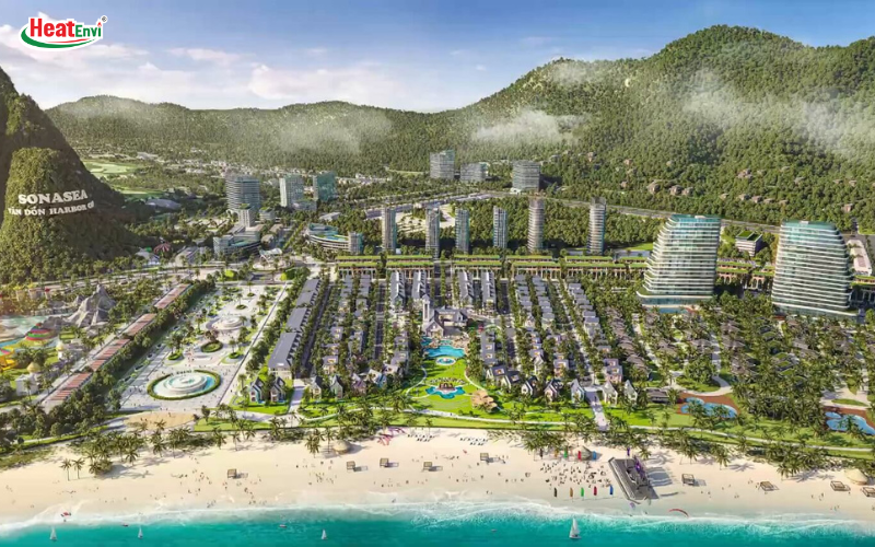 Tổ hợp Sonasea Vân Đồn Harbor City  sở hữu vị trí đắc địa ở khu vực ven biển