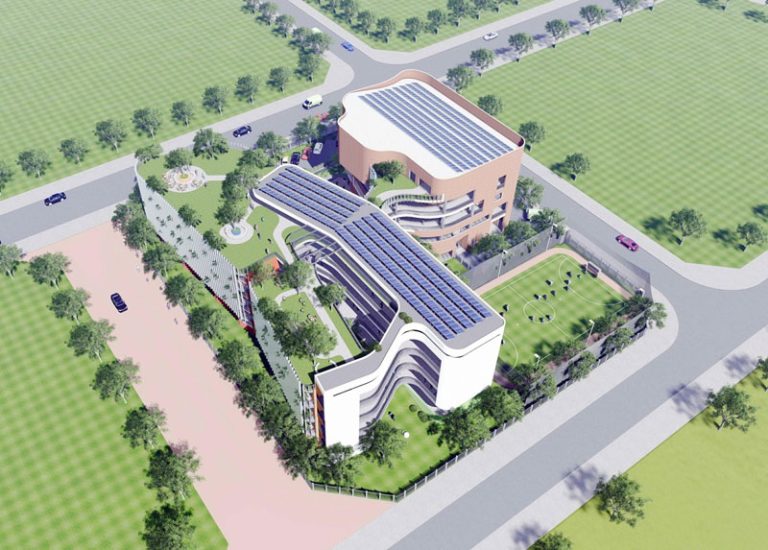 Trường trung học TD School – Công nghệ bể bơi bốn mùa Heatenvi